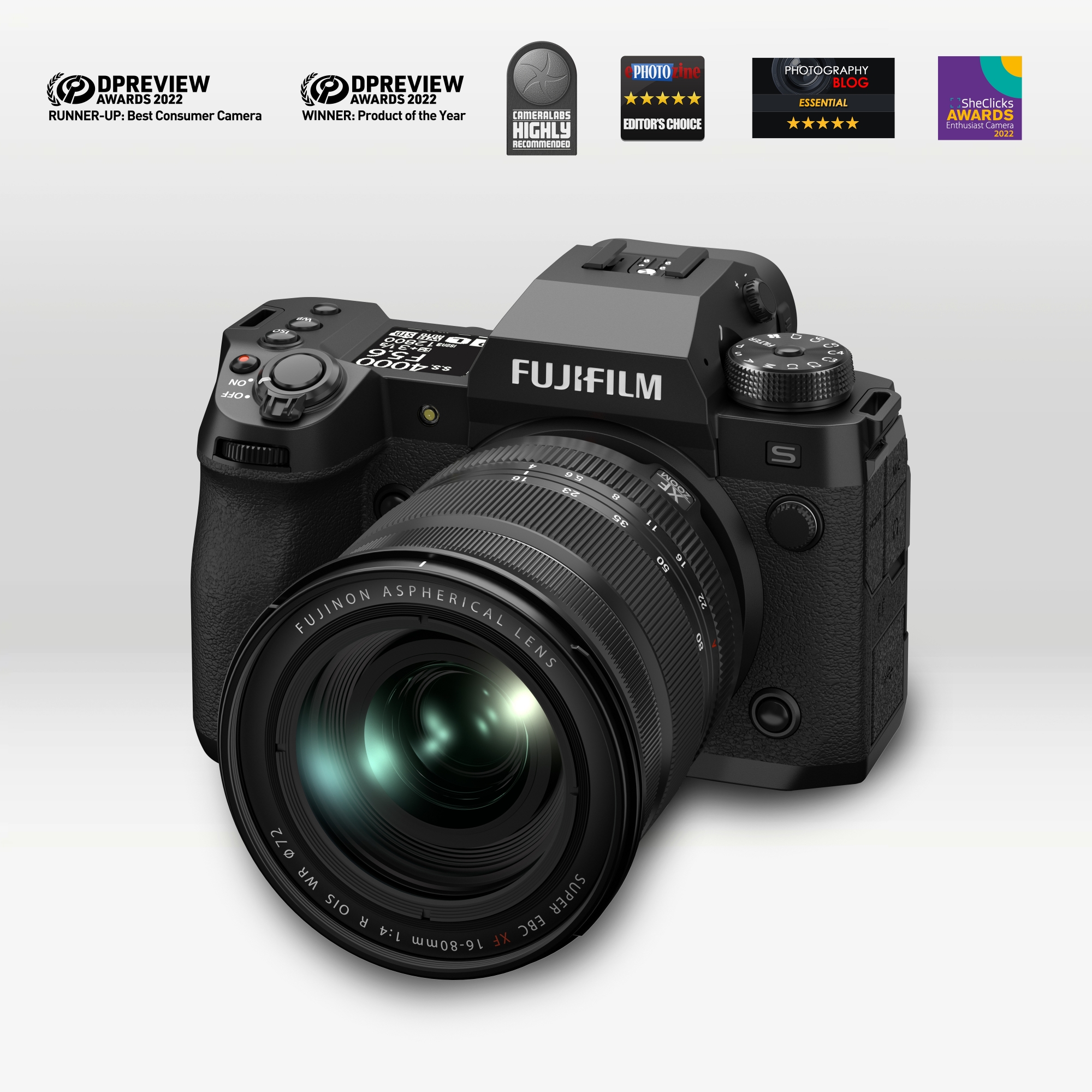 Fujifilm X-H2S Black Mirrorless Camera Body - Castle Cameras