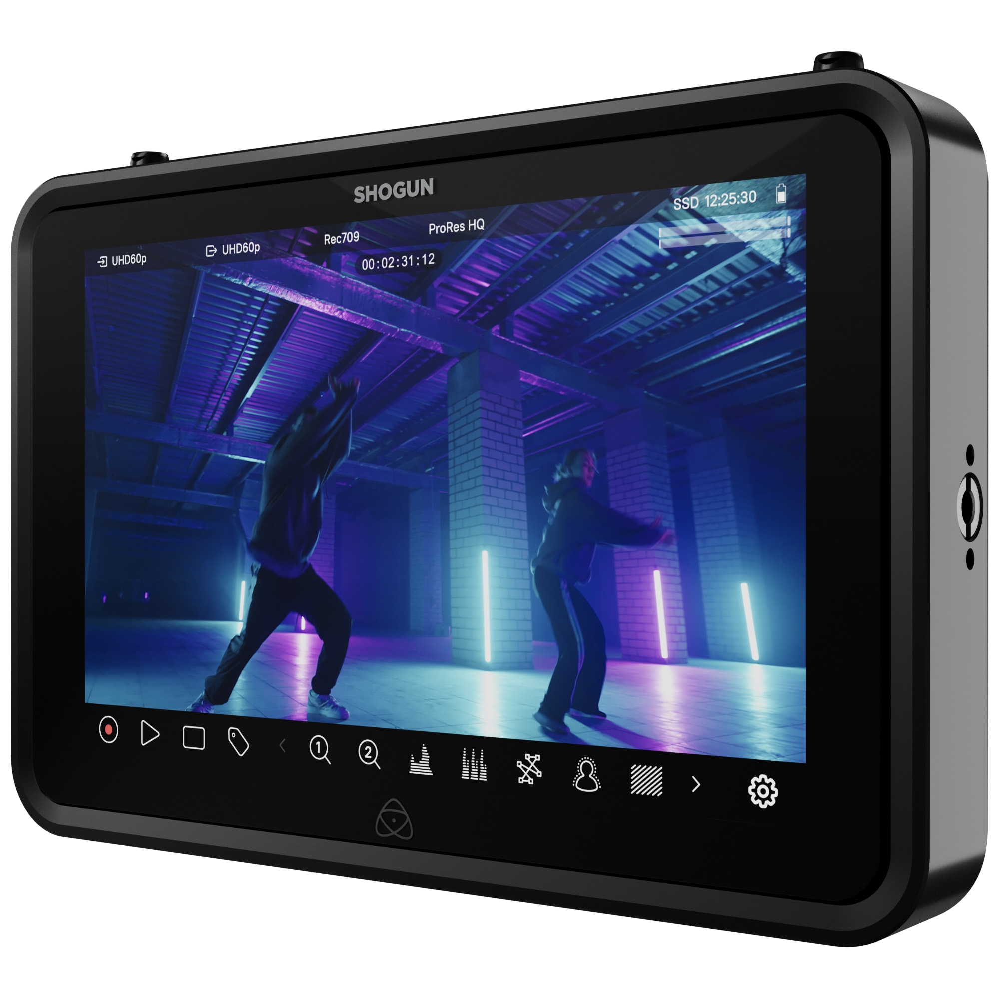Atomos Shogun 7-inch monitor-recorder with integrated networking