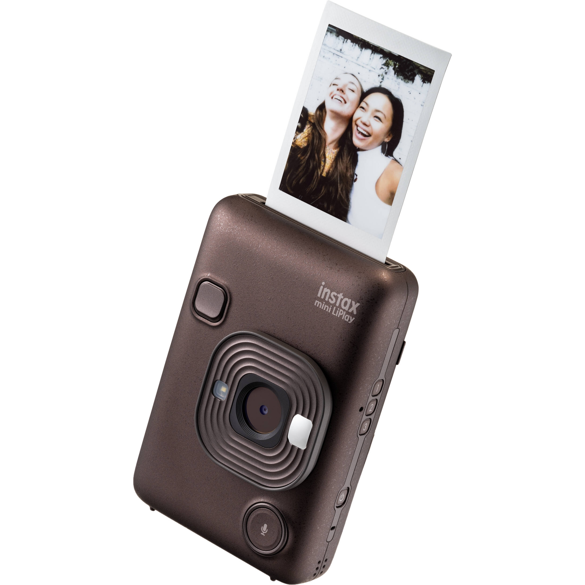 Fujifilm Instax Mini Liplay Instant Camera, Deep Bronze