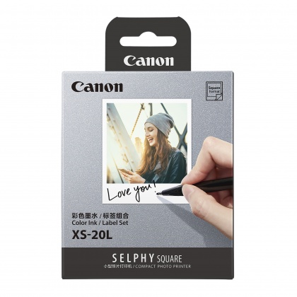 Canon XS-20L Paper and Ink cartridge for the Selphy SQUARE Canon XS-20L Paper and Ink cartridge for the Selphy SQUARE