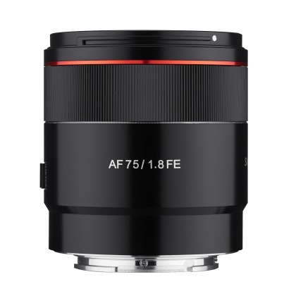 Samyang AF 75mm f1.8 lens for Sony FE Samyang AF 75mm f1.8 lens for Sony FE