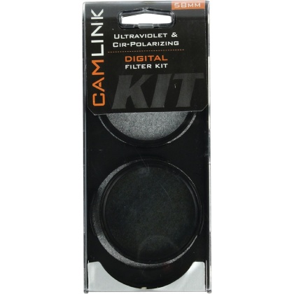 Camlink 58mm UV and Circular Polarising filters Camlink 58mm UV and Circular Polarising filters