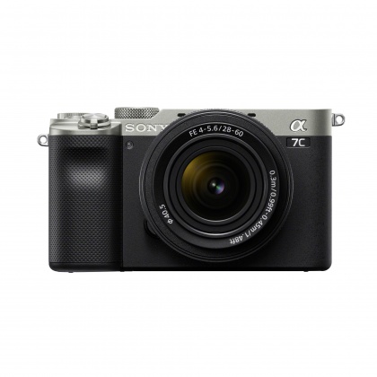 Sony Alpha 7C Mirrorless Camera, Silver with 28-60mm Lens Sony Alpha 7C Mirrorless Camera, Silver with 28-60mm Lens