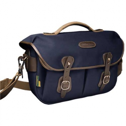 Billingham Hadley Pro 2020 Camera Shoulder Bag, Navy-Chocolate Trim Billingham Hadley Pro 2020 Camera Shoulder Bag, Navy-Chocolate Trim