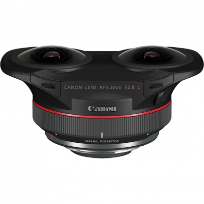 Canon RF 5.2mm f2.8L Dual fisheye Lens Canon RF 5.2mm f2.8L Dual fisheye Lens