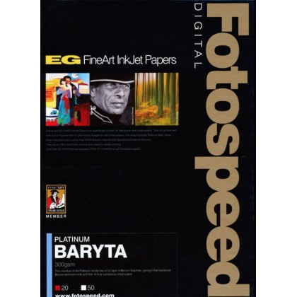 Fotospeed Platinum Baryta Paper, 300gsm, A3 x 25 Fotospeed Platinum Baryta Paper, 300gsm, A3 x 25