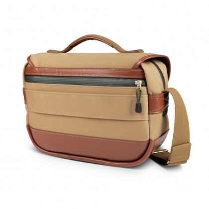 Billingham Mini Eventer Camera Bag, Khaki-Tan Trim Billingham Mini Eventer Camera Bag, Khaki-Tan Trim