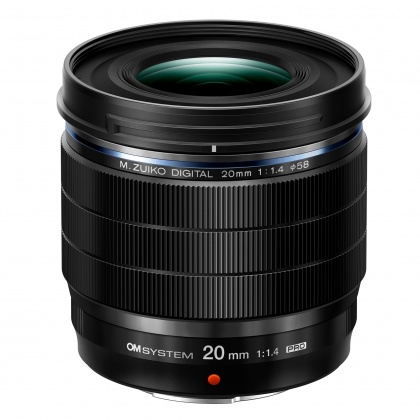 OM System M.ZUIKO DIGITAL ED 20mm f1.4 PRO Lens OM System M.ZUIKO DIGITAL ED 20mm f1.4 PRO Lens
