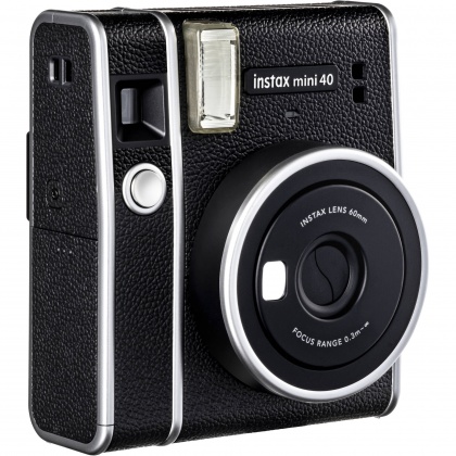 Fujifilm Instax Mini 40 Black camera with 10 Shot film Fujifilm Instax Mini 40 Black camera with 10 Shot film
