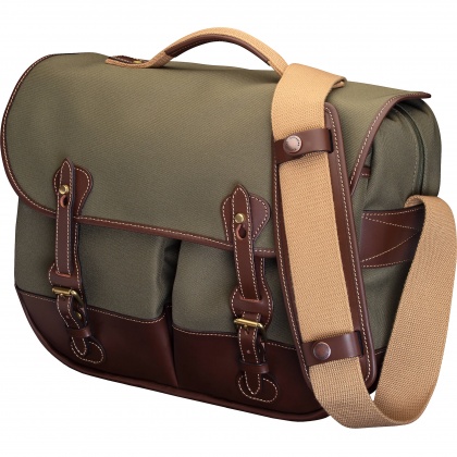 Billingham Eventer MkII Camera Shoulder Bag, Sage Fibrenyte-Chocolate Trim Billingham Eventer MkII Camera Shoulder Bag, Sage Fibrenyte-Chocolate Trim