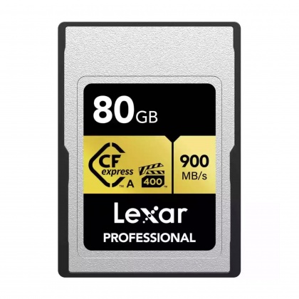 Lexar 80GB CFexpress Type A Gold R900/W800MB/s Lexar 80GB CFexpress Type A Gold R900/W800MB/s