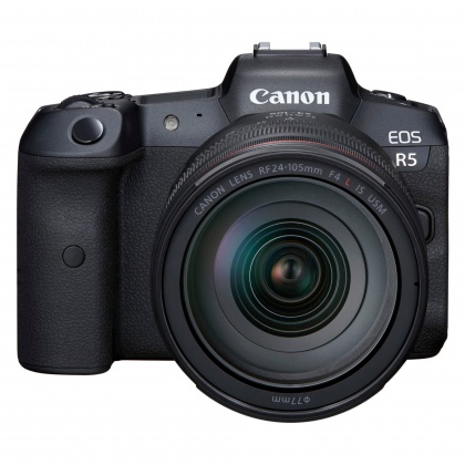 Canon EOS R5 Mirrorless Camera with RF 24-105mm F4 L lens Canon EOS R5 Mirrorless Camera with RF 24-105mm F4 L lens