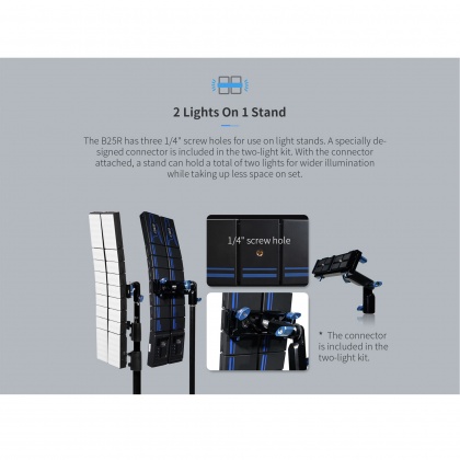 Sirui Dragon Bendable RGB LED Light, Two light kit Sirui Dragon Bendable RGB LED Light, Two light kit