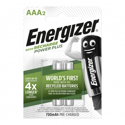 Energizer Rechargeable 700 Mah AAA, pack of two Energizer Rechargeable 700 Mah AAA, pack of two
