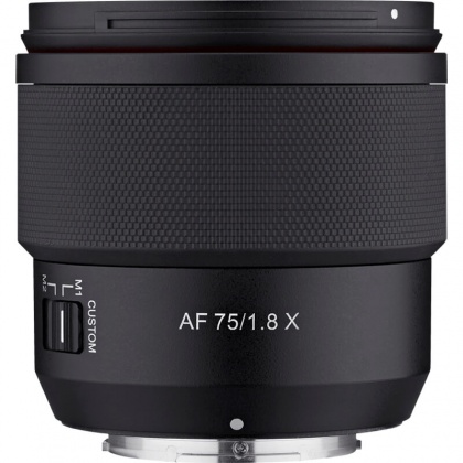 Samyang AF 75mm f1.8 lens for Fuji X Samyang AF 75mm f1.8 lens for Fuji X