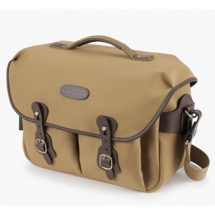 Billingham Hadley One Shoulder Bag, Khaki Fibrenyte-Chocolate Trim Billingham Hadley One Shoulder Bag, Khaki Fibrenyte-Chocolate Trim