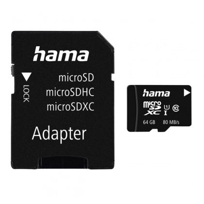 Hama 64GB MicroSDXC R80MB/s Hama 64GB MicroSDXC R80MB/s