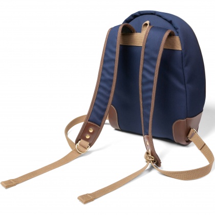 Billingham 35 Rucksack, Navy-Chocolate Trim Billingham 35 Rucksack, Navy-Chocolate Trim