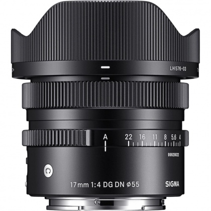 Sigma 17mm f4 DG DN Contemporary lens for Lumix L-mount Sigma 17mm f4 DG DN Contemporary lens for Lumix L-mount