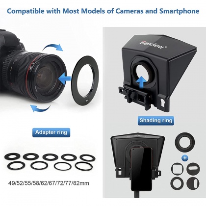 Desview T2 Teleprompter (Autocue) for Smartphone/Tablets Desview T2 Teleprompter (Autocue) for Smartphone/Tablets