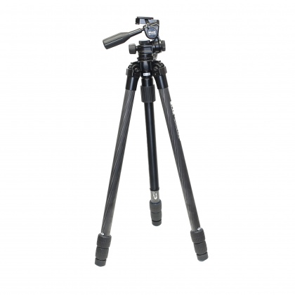 Slik Pro CF-833 Tripod with 737HD Fluid Head and case Slik Pro CF-833 Tripod with 737HD Fluid Head and case