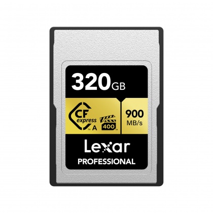Lexar 320GB CFexpress Type A Gold R900/W800MB/s Lexar 320GB CFexpress Type A Gold R900/W800MB/s