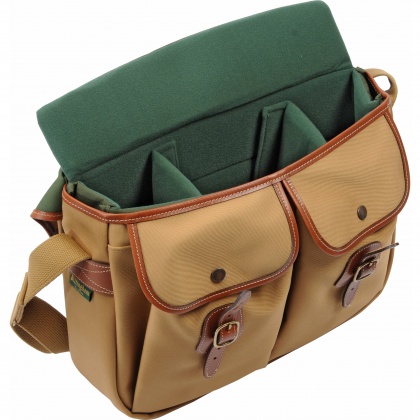 Billingham Hadley Large Camera Shoulder Bag, Khaki Canvas-Tan Trim Billingham Hadley Large Camera Shoulder Bag, Khaki Canvas-Tan Trim