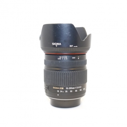 Used Sigma 18-200mm f3.5-6.3 DC lens for Pentax K Used Sigma 18-200mm f3.5-6.3 DC lens for Pentax K