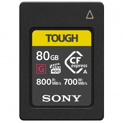 Sony 80GB CFexpress Tough Type A, R800/W700MB/s Sony 80GB CFexpress Tough Type A, R800/W700MB/s