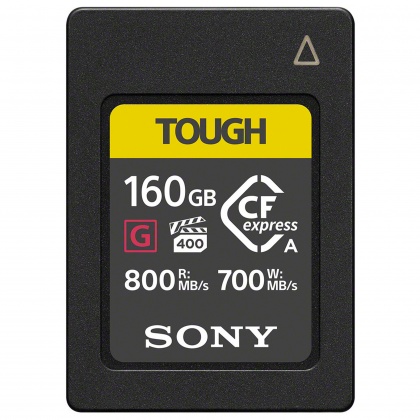 Sony 160GB CFexpress Tough Type A, R800/W700MB/s Sony 160GB CFexpress Tough Type A, R800/W700MB/s