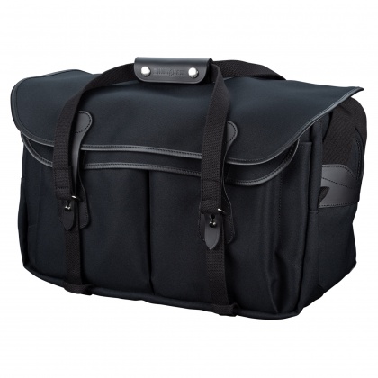 Billingham 555 MKII Shoulder bag, Black Fibrenyte-Black Trim Billingham 555 MKII Shoulder bag, Black Fibrenyte-Black Trim