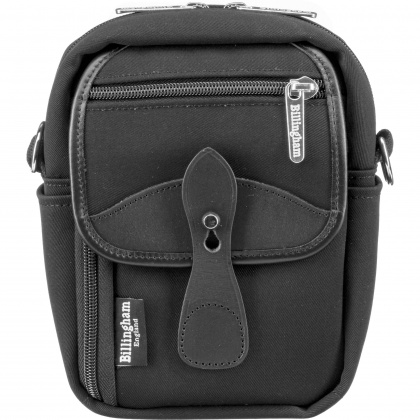 Billingham Compact Stowaway, Black Canvas-Black Leather trim Billingham Compact Stowaway, Black Canvas-Black Leather trim