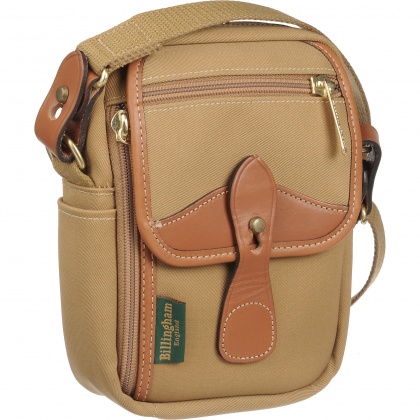 Billingham Compact Stowaway, Khaki Canvas-Tan leather trim Billingham Compact Stowaway, Khaki Canvas-Tan leather trim