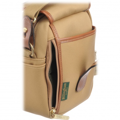 Billingham Compact Stowaway, Khaki Canvas-Tan leather trim Billingham Compact Stowaway, Khaki Canvas-Tan leather trim