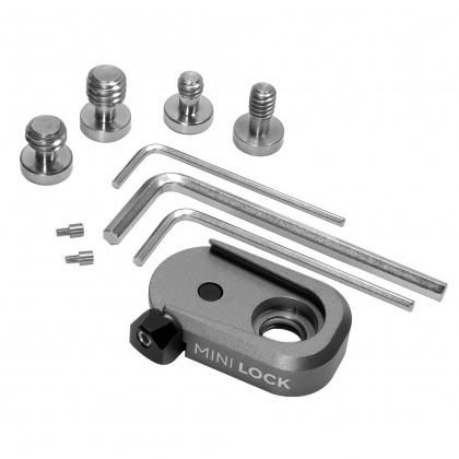 Kondor Blue Mini Lock QR Plates Female Receiver, Grey Kondor Blue Mini Lock QR Plates Female Receiver, Grey