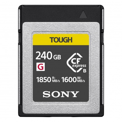Sony 240GB CFexpress Tough Type B R1850/W1750MB/s Sony 240GB CFexpress Tough Type B R1850/W1750MB/s
