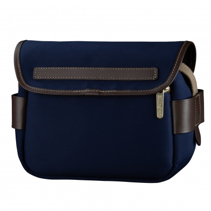 Billingham S2 Camera Shoulder Bag, Navy Canvas-Chocolate Trim Billingham S2 Camera Shoulder Bag, Navy Canvas-Chocolate Trim