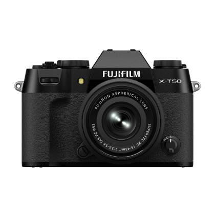 Fujifilm X-T50 Mirrorless Camera, Black with XC 15-45mm lens Fujifilm X-T50 Mirrorless Camera, Black with XC 15-45mm lens
