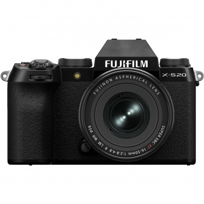Fujifilm X-S20 Mirrorless Camera, Black with XF16-50mm F2.8-4.8 R LM WR lens Fujifilm X-S20 Mirrorless Camera, Black with XF16-50mm F2.8-4.8 R LM WR lens