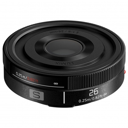 Panasonic 26mm f8 L-Mount Pancake lens Panasonic 26mm f8 L-Mount Pancake lens