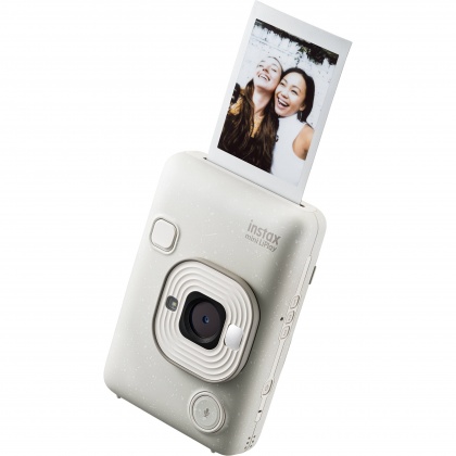 Fujifilm Instax Mini Liplay Instant Camera, Misty White Fujifilm Instax Mini Liplay Instant Camera, Misty White