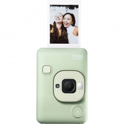Fujifilm Instax Mini Liplay Instant Camera, Matcha Green Fujifilm Instax Mini Liplay Instant Camera, Matcha Green