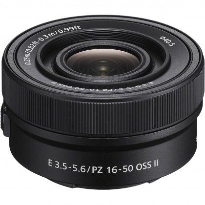 Sony E PZ 16-50mm F3.5-5.6 OSS II compact power zoom lens Sony E PZ 16-50mm F3.5-5.6 OSS II compact power zoom lens