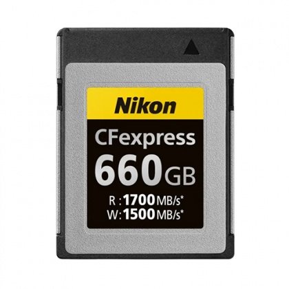 Nikon 660GB CFexpress Type B R1700/W1500MB/s Nikon 660GB CFexpress Type B R1700/W1500MB/s