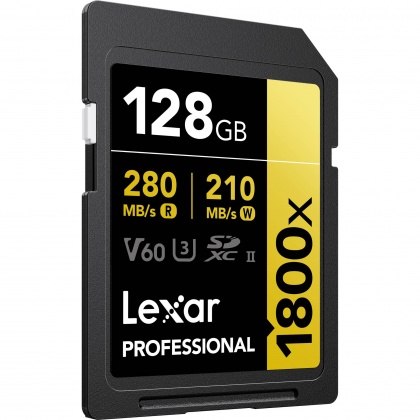 Lexar 128GB SDXC Gold UHS-II R280/W210MB/s Lexar 128GB SDXC Gold UHS-II R280/W210MB/s