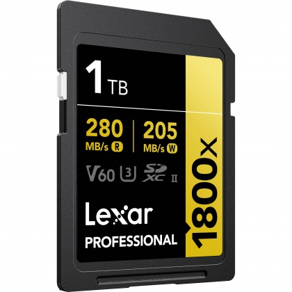 Lexar 1TB SDXC Gold UHS-II R280/W205MB/s Lexar 1TB SDXC Gold UHS-II R280/W205MB/s