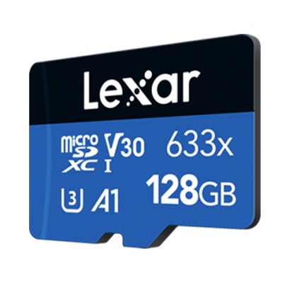 Lexar 128GB microSD Blue R100/W45MB/s V30 Lexar 128GB microSD Blue R100/W45MB/s V30
