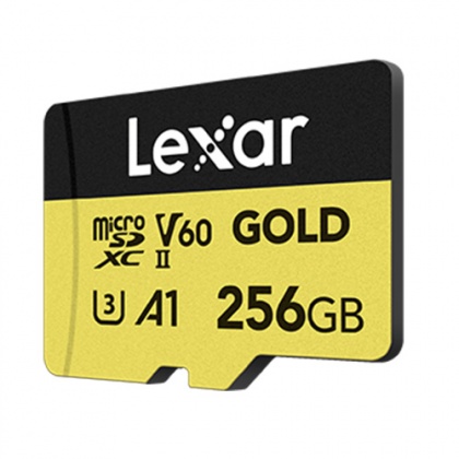 Lexar 256GB microSDXC Gold UHS-II R280/W180MB/s V60 Lexar 256GB microSDXC Gold UHS-II R280/W180MB/s V60