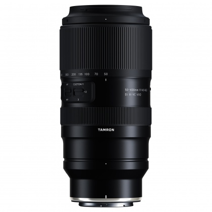 Tamron 50-400mm F4.5-6.3 Di III VC VXD lens for Nikon Z Tamron 50-400mm F4.5-6.3 Di III VC VXD lens for Nikon Z