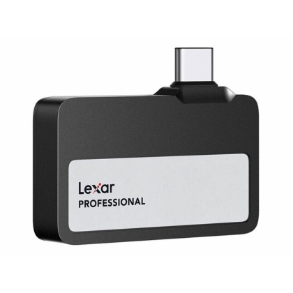 Lexar Go Portable SSD SL400 1TB without Hub, Black Lexar Go Portable SSD SL400 1TB without Hub, Black